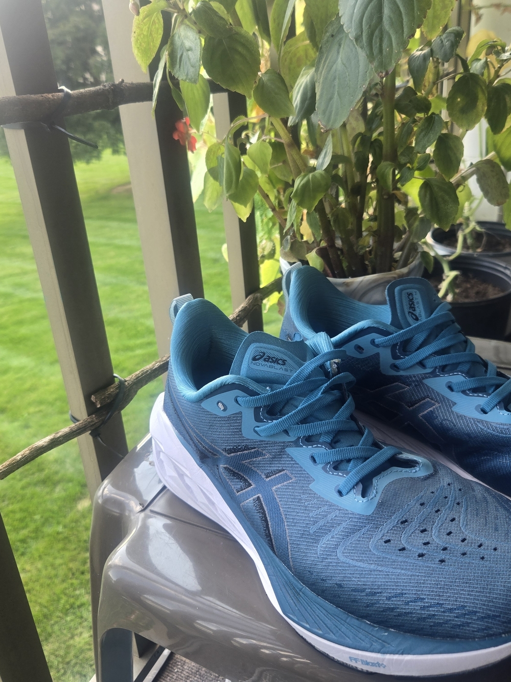 ASICS Pure Gel ff Blast + Men’s Blue Running Shoes